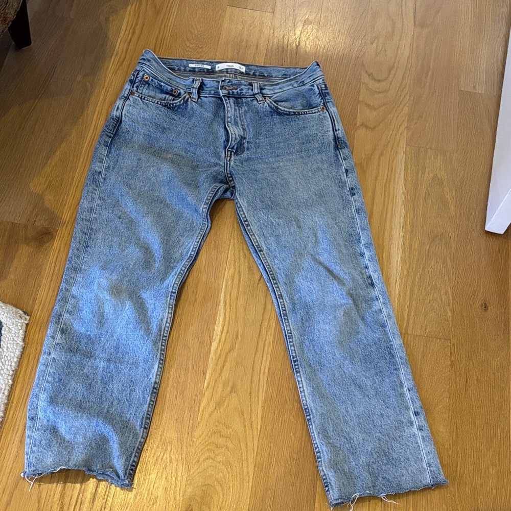 Mango Light Blue Denim Jeans